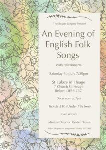 Details of our concert on 4th July